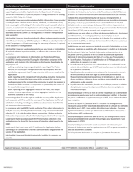 Form NWT8999 Support for Entrepreneurs and Economic Development (Seed) - Application for Funding - Northwest Territories, Canada (English/French), Page 3
