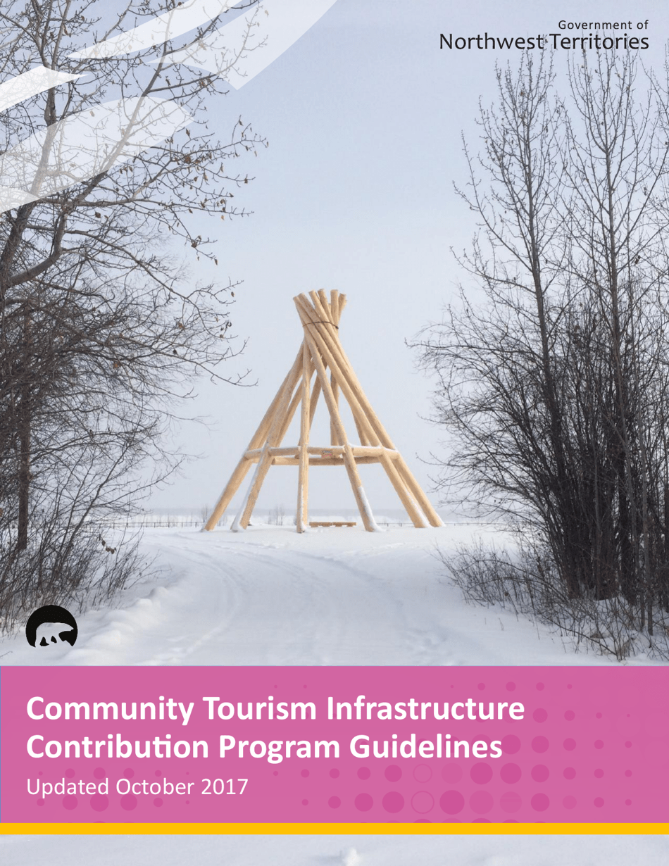 Form NWT9018 Community Tourism Infrastructure Contribution - Expression of Interest - Northwest Territories, Canada (English / French), Page 1