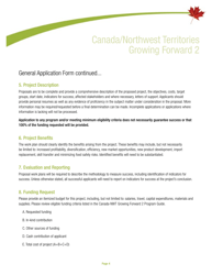 Application Form Growing Forward 2 - Northwest Territories, Canada, Page 4