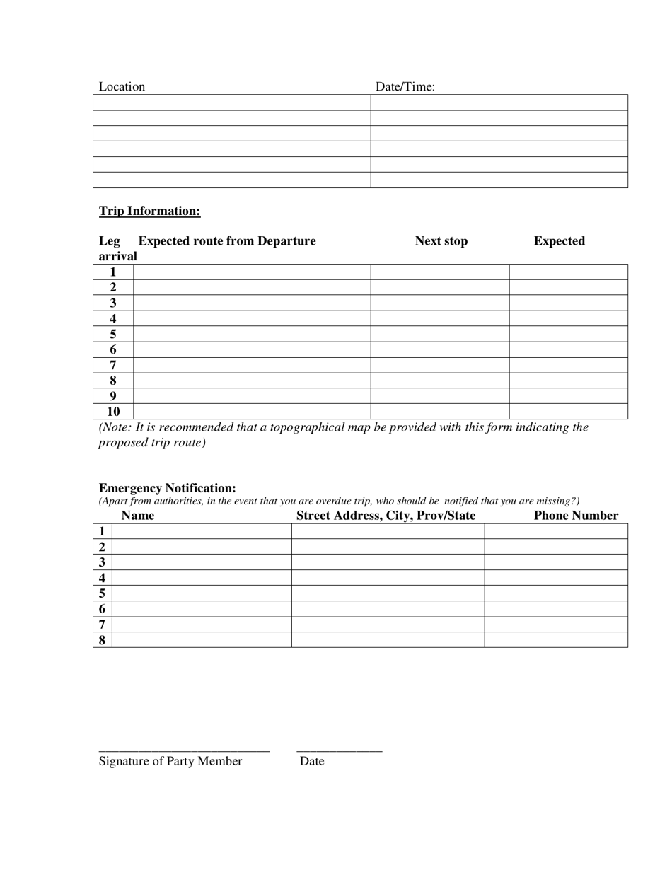 Wilderness Travel Registration - Northwest Territories, Canada, Page 4