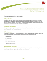 Growing Forward General Application Form - Northwest Territories, Canada, Page 4