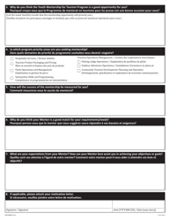 Form NWT8987 Mentee Application Form - Youth Mentorship for Tourism Program - Northwest Territories, Canada (English/French), Page 2