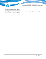 Fire Department Assessment Tool - Northwest Territories, Canada, Page 8