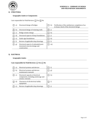 Schedule A Summary of Design and Field Review Assignments - Northwest Territories, Canada, Page 2