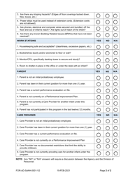 Review Checklist - Infants in the Workplace Program - New Hampshire, Page 2