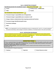 Instructions for Position Classification Questionnaire - New Hampshire, Page 2