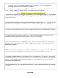 Instructions for Position Classification Questionnaire - New Hampshire, Page 4