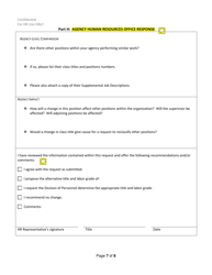 Instructions for Position Classification Questionnaire - New Hampshire, Page 7