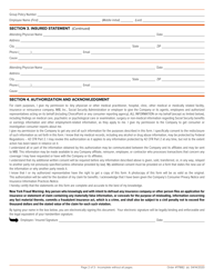 Voya Life Insurance Employee Accidental Dismemberment Claim - New Hampshire, Page 2