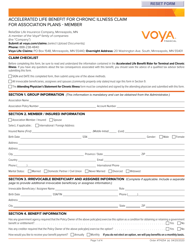 &quot;Voya Life Insurance Accelerated Life Benefit for Chronic Illness Claim for Association Plans - Member&quot; - New Hampshire
