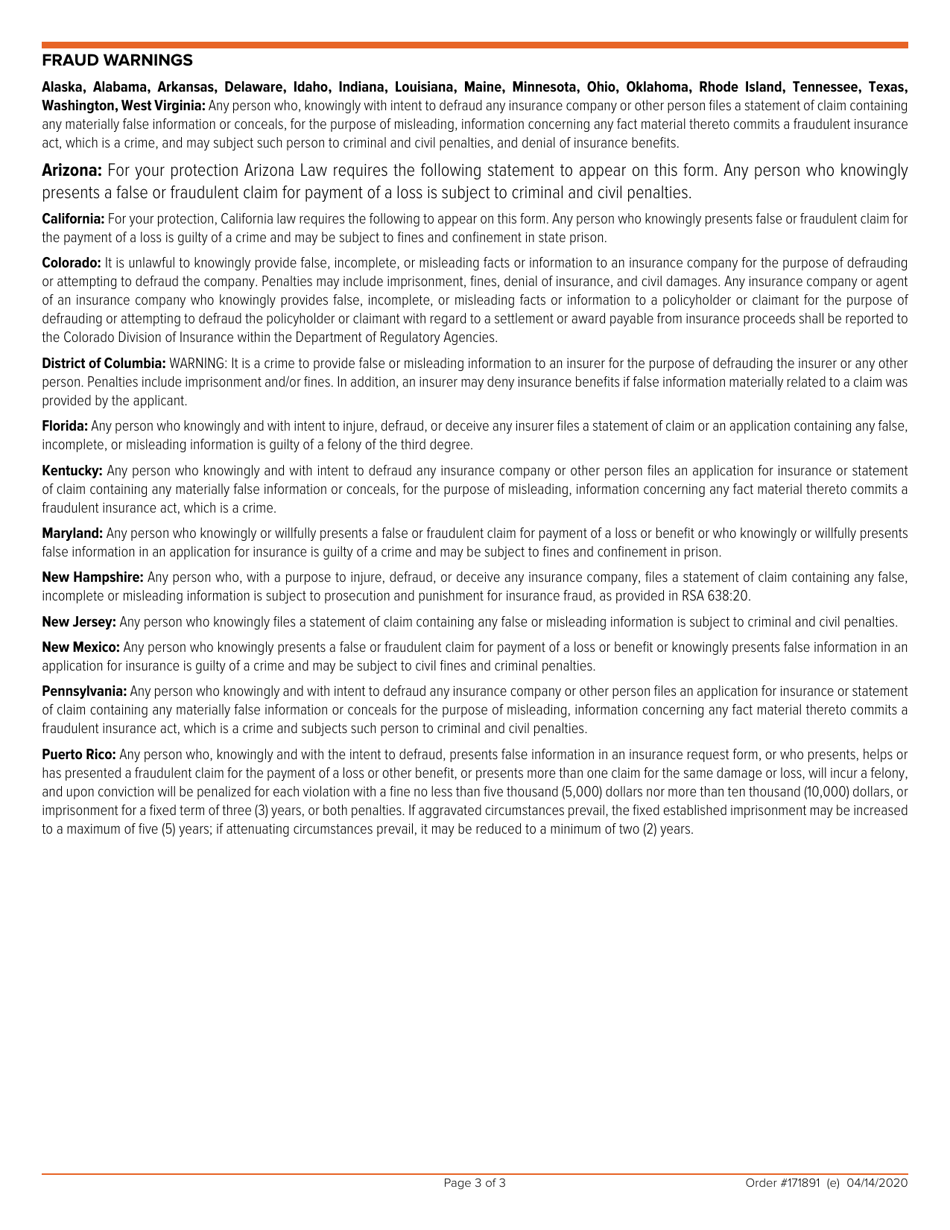 Voya Life Insurance Waiver of Premium Disability Claim Form - Employee - New Hampshire, Page 3