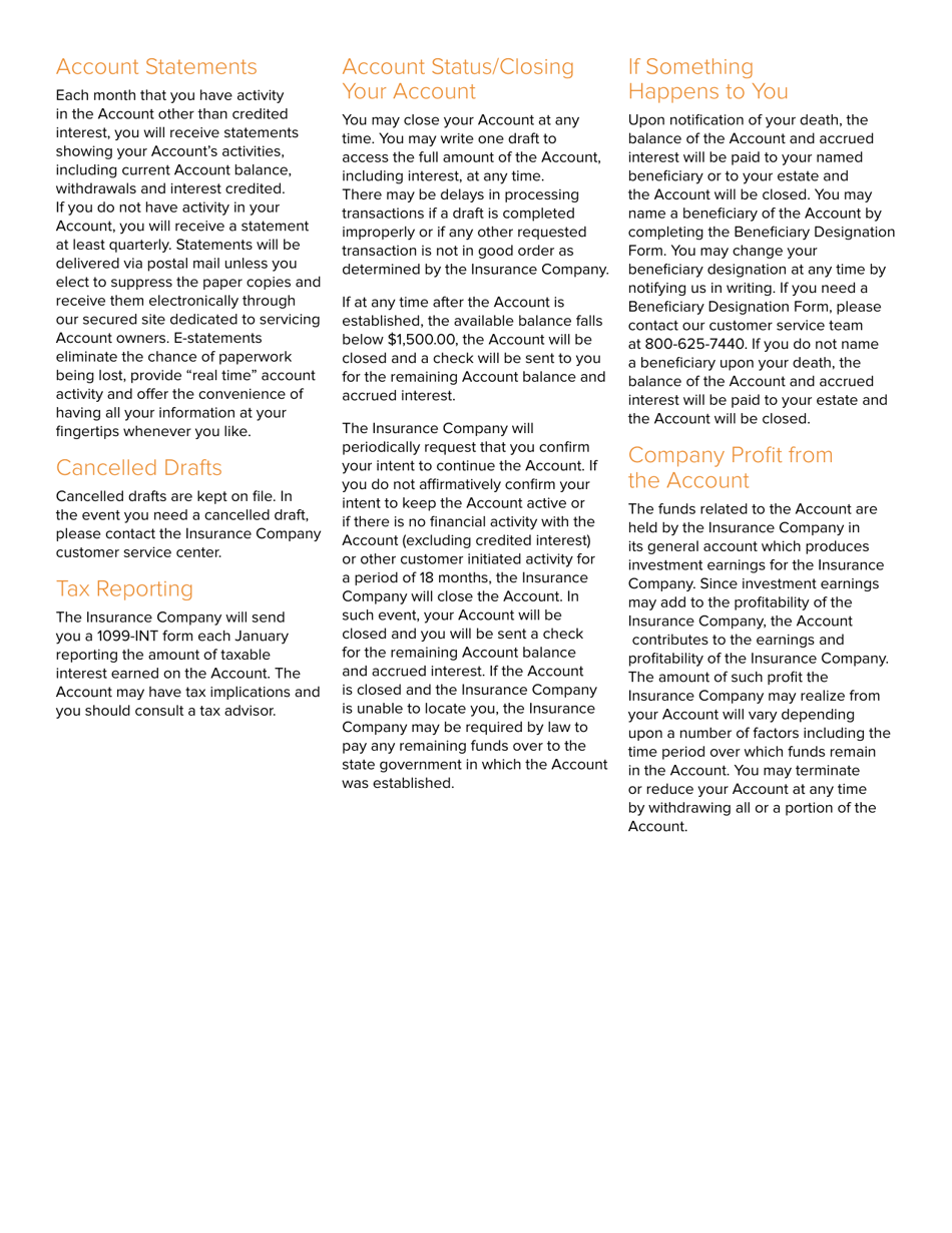 Proof of Death - Claimants Statement - Voya Life Insurance - New Hampshire, Page 8