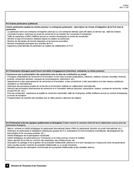 Form F-0024 Demande D&#039;aide Financiere - Pso-International - Quebec, Canada, Page 8