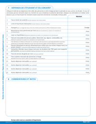 Forme NWT8711 Demande D&#039;aide Financiere - Etudiant a Temps Plein - Northwest Territories, Canada (French), Page 5