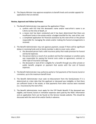 Ministerial Directive - Funeral, Burial and Cremation Program Guidelines - Northwest Territories, Canada, Page 6