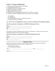 National Summer Transportation Institute Statement of Work Application, Page 3