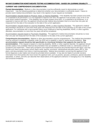 Form B-LD (NHJB-2874-SUP) New Hampshire Bar Examination Nonstandard Testing Accommodations - New Hampshire, Page 5