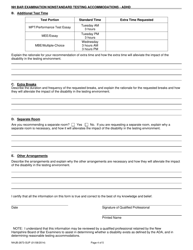Form B-ADHD (NHJB-2873-SUP) New Hampshire Bar Examination Nonstandard Testing Accommodations - New Hampshire, Page 4
