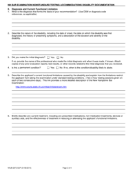 Form B (NHJB-2872-SUP) New Hampshire Bar Examination Nonstandard Testing Accommodations Disability Documentation - New Hampshire, Page 2