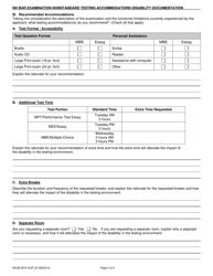 Form B (NHJB-2872-SUP) New Hampshire Bar Examination Nonstandard Testing Accommodations Disability Documentation - New Hampshire, Page 3