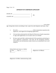 Harness Race Meeting Permit Application - New Jersey, Page 13