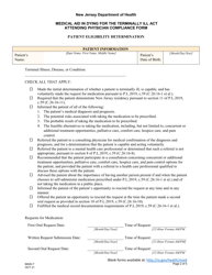 Form MAID-7 &quot;Attending Physician Compliance Form&quot; - New Jersey, Page 2
