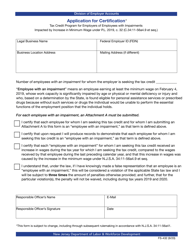 Document preview: Form FS-432 Application for Certification - Tax Credit Program for Employers of Employees With Impairments - New Jersey