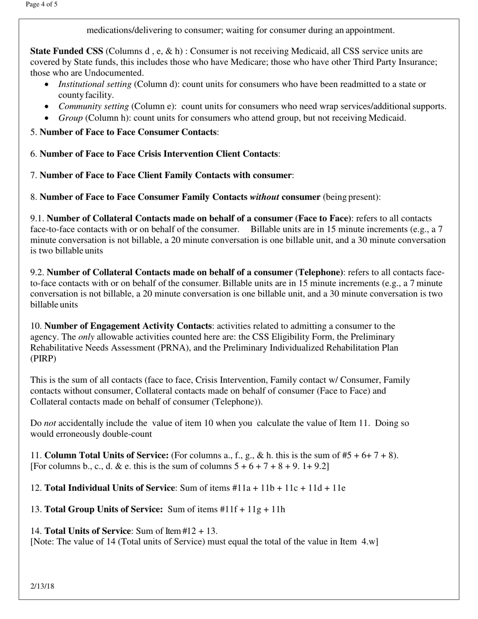 Annex A Community Support Services (Css) - New Jersey, Page 4