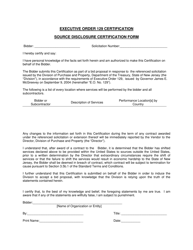Document preview: Executive Order 129 Certification: Source Disclosure Certification Form - New Jersey