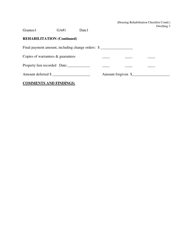 Monitoring Forms - Nj Small Cities Cdbg Program - New Jersey, Page 13