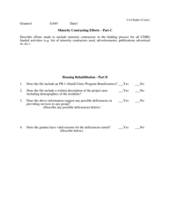 Monitoring Forms - Nj Small Cities Cdbg Program - New Jersey, Page 20