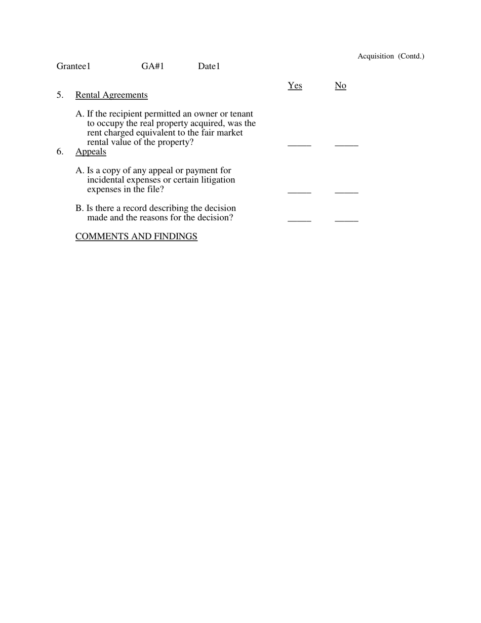 Monitoring Forms - Nj Small Cities Cdbg Program - New Jersey, Page 24