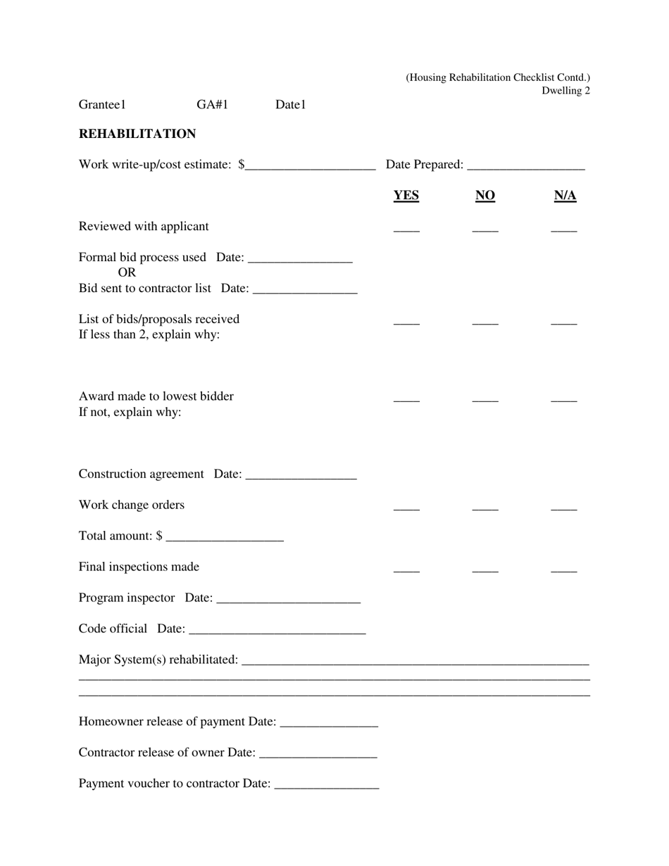 Monitoring Forms - Nj Small Cities Cdbg Program - New Jersey, Page 8