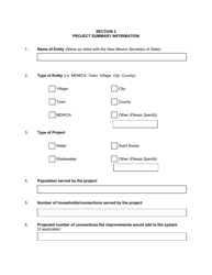 Rural Infrastructure Loan (Rip) Program Application - New Mexico, Page 3