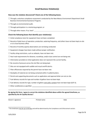 Small Business Compliance Assessment Program Disclosure - New Mexico, Page 2