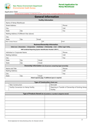 Permit Application for Hemp Warehouse - New Mexico, Page 2