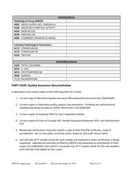 Appendix A Drinking Water Laboratory Certification Program Application - New Mexico, Page 9