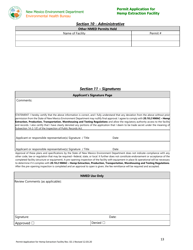 Permit Application for Hemp Extraction Facility - New Mexico, Page 13