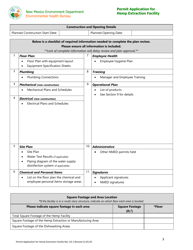 Permit Application for Hemp Extraction Facility - New Mexico, Page 3