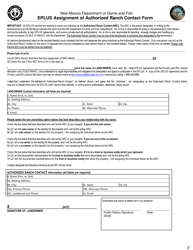 Initial Application and Agreement Special Zone - New Mexico, Page 3