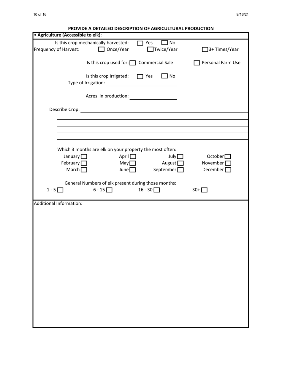Habitat Incentive Program Application - New Mexico, Page 10