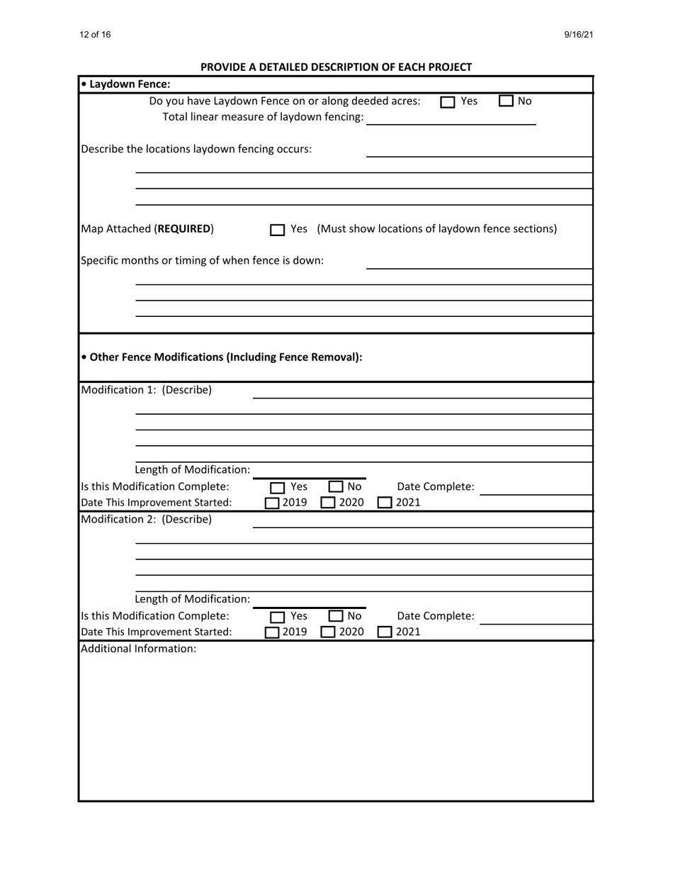Habitat Incentive Program Application - New Mexico, Page 12