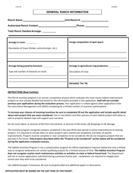 Habitat Incentive Program Application - New Mexico, Page 2