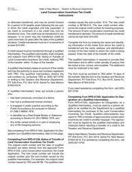 Instructions for Form RPD-41282 Land Conservation Incentives Tax Credit - New Mexico, Page 3