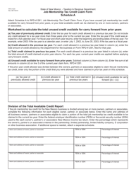 Form RPD-41281 Job Mentorship Tax Credit Claim Form - New Mexico, Page 4