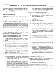 Form RPD-41381 Application for Film and Television Tax Credit (Productions Prior to July 1, 2019) - New Mexico, Page 6