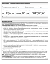 Dual Credit Request Form - New Mexico, Page 2