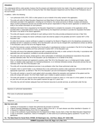 SWMHP Corporation Form CE Application for Waiver - New York, Page 4