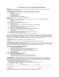 Paragard Intrauterine Device (Iud) Consent Form - New Mexico (English/Spanish), Page 2