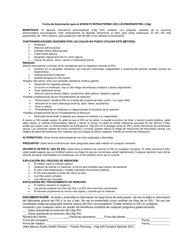 Levonorgestrel (Lng) Intrauterine Device (Iud) Consent Form - New Mexico (English/Spanish), Page 2